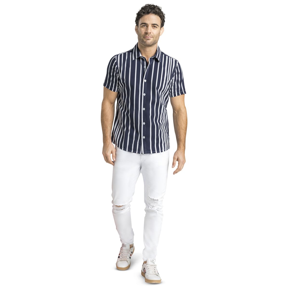 MARKETING PERSONAL - Camisa Hombre Azul Mp 555