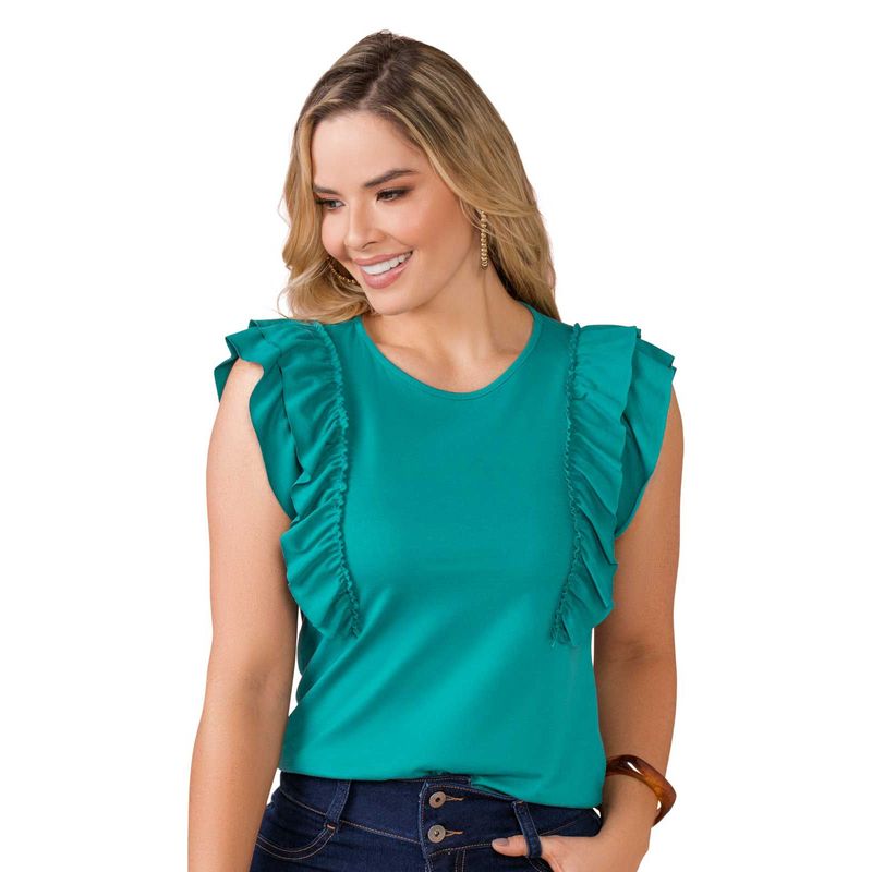 MARKETING PERSONAL - Camiseta Mujer Verde Mp 165