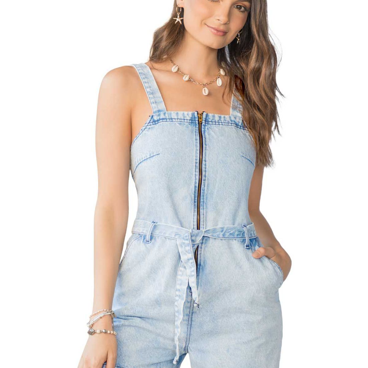 RUTTA - Enterizo Corto Mujer Azul Rutta 100348