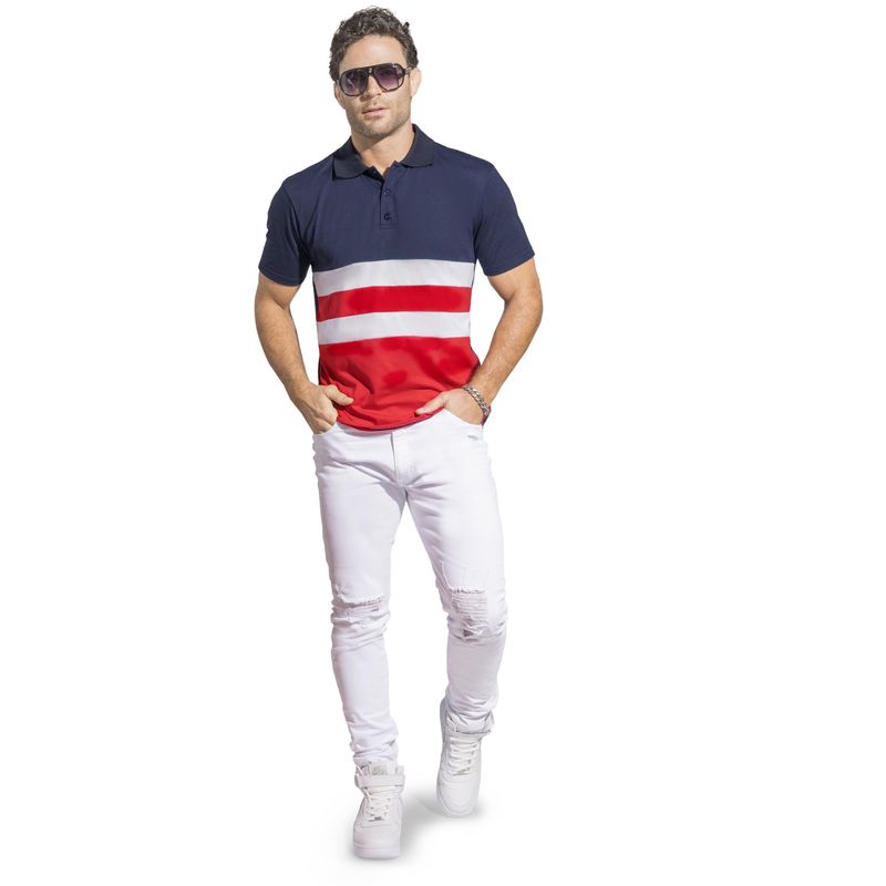 MARKETING PERSONAL - Polo Hombre Multicolor Mp 1082