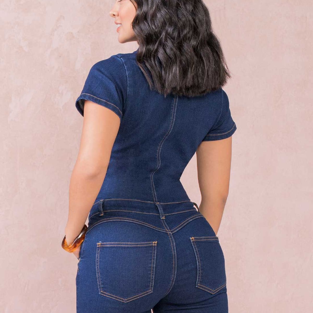 MARKETING PERSONAL - Enterizo Corto Mujer Azul Mp 91