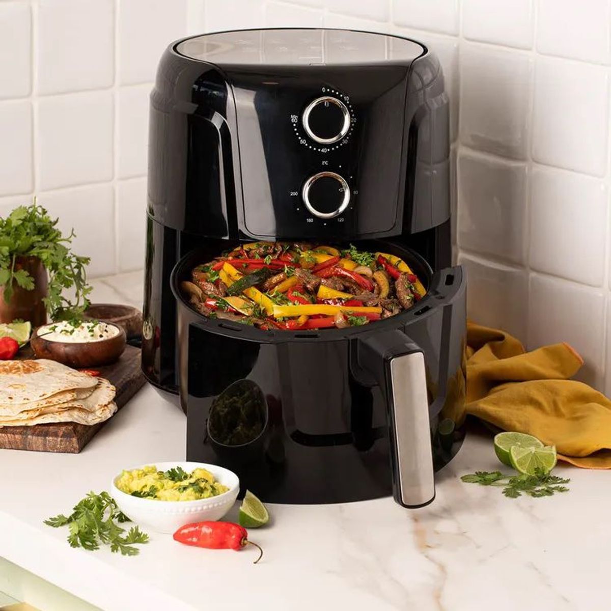 KALLEY - Freidora de Aire KALLEY 4.5 Litros K-MAF45 Negro