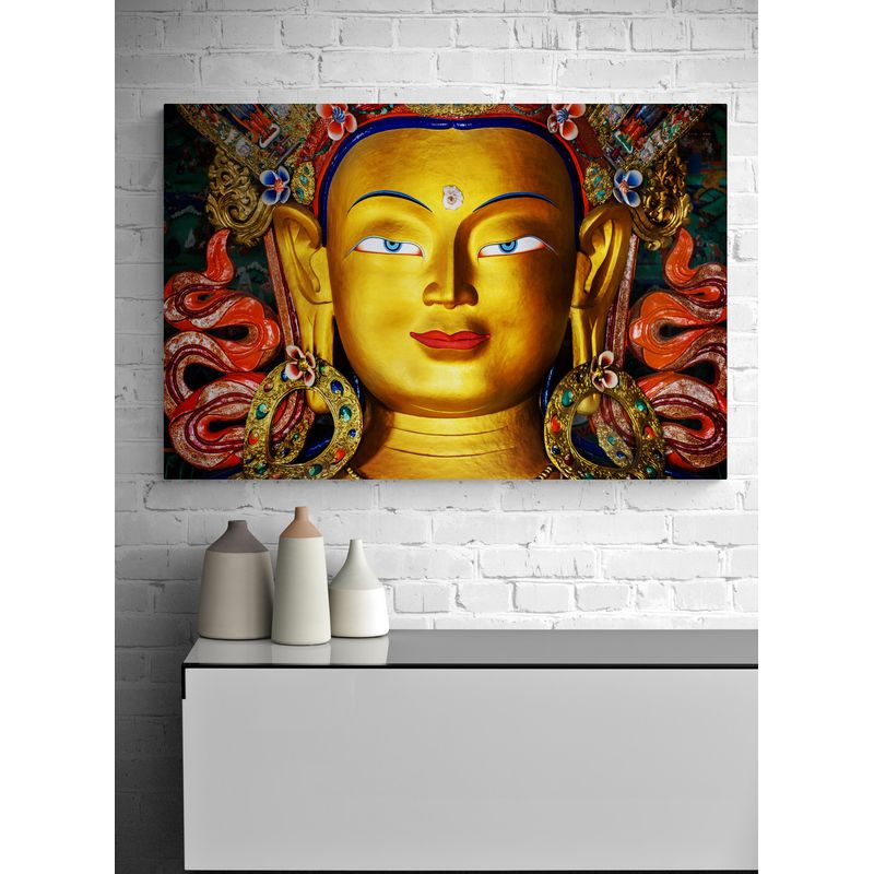 TAYRONA STORE - Cuadro En Lienzo Para La Sala Budda 102 100x70cm