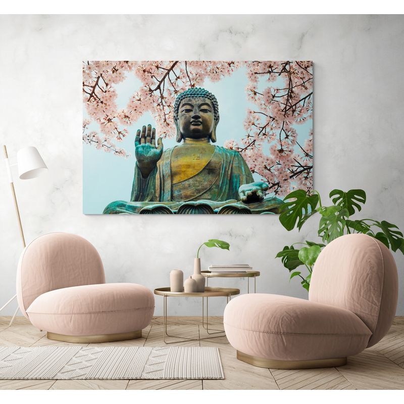 TAYRONA STORE - Cuadro En Lienzo Para La Sala Budda 115 50x35cm