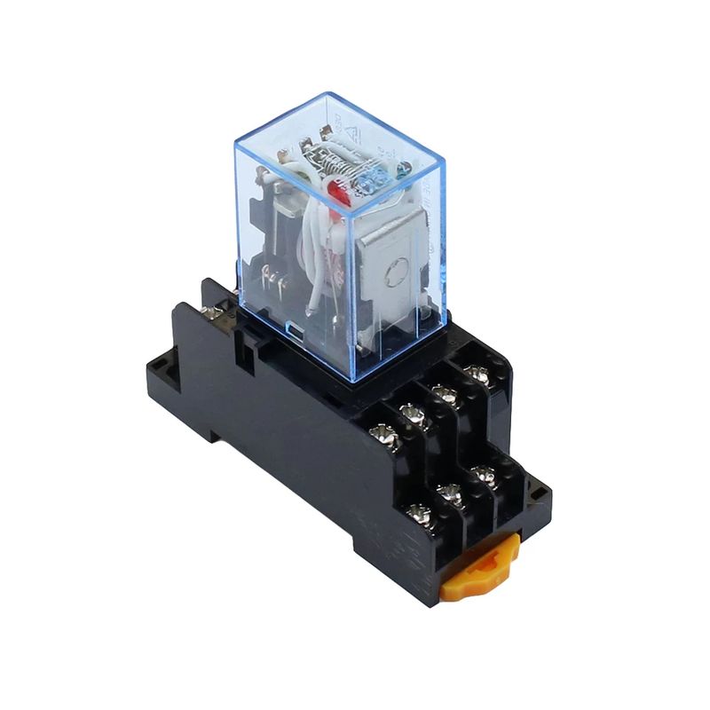 GENERICO - Rele Industrial 220v Ac 3a 14pines MY4NJ HH54P + Base