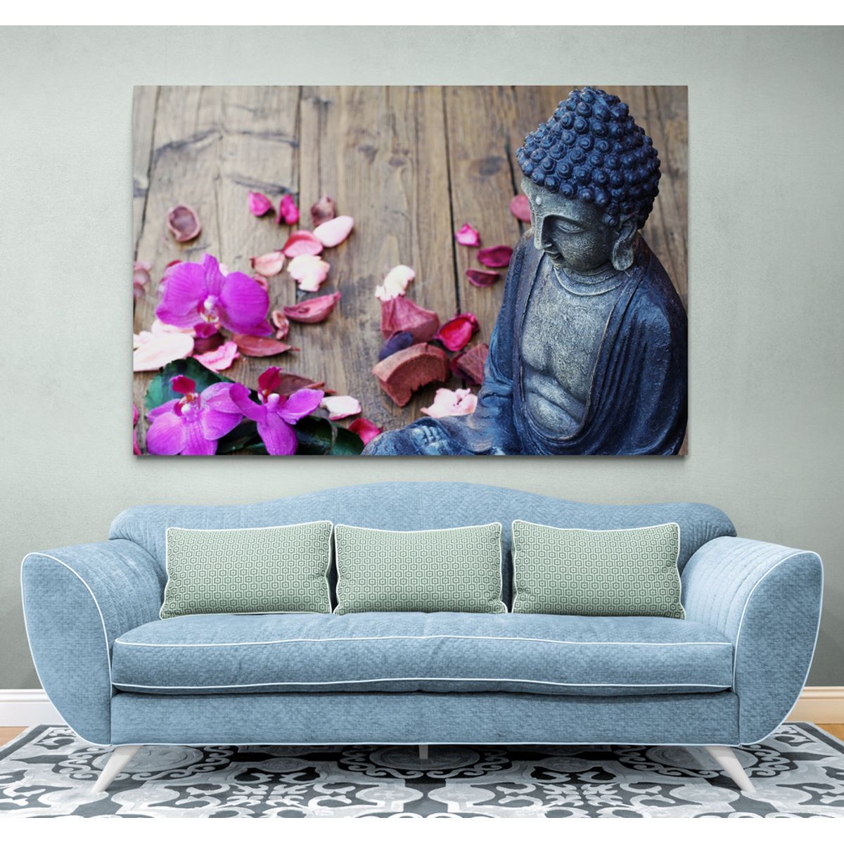 TAYRONA STORE - Cuadro En Lienzo Para La Sala Budda 098 70x50cm