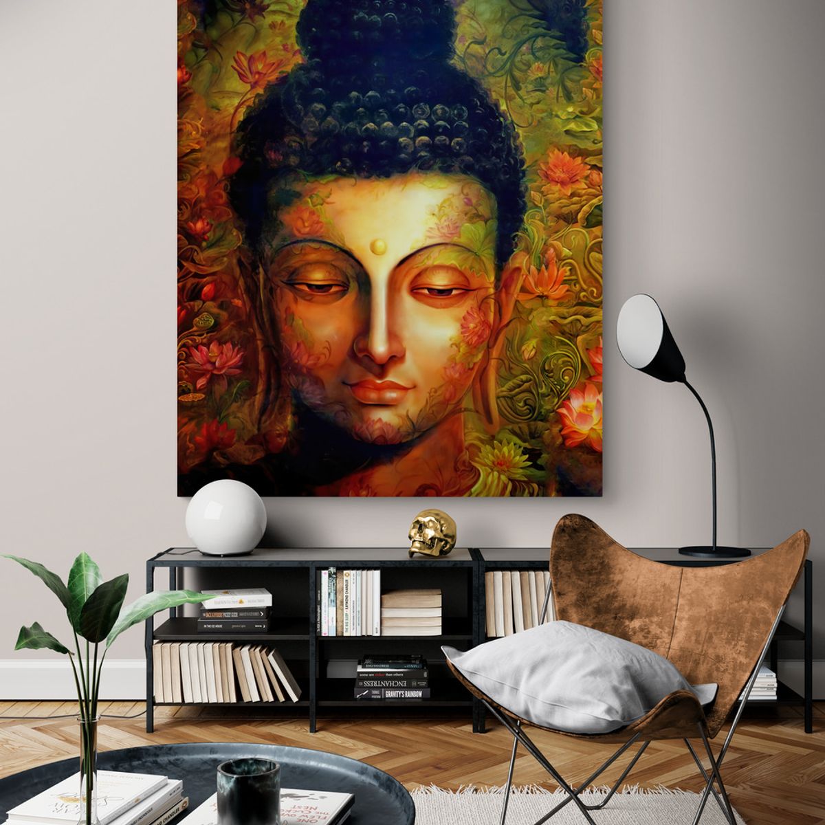 TAYRONA STORE - Cuadro En Lienzo Para La Sala Budda 146 40x50cm