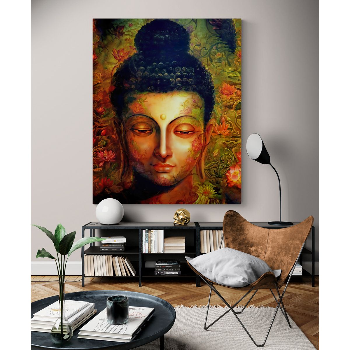 TAYRONA STORE - Cuadro En Lienzo Para La Sala Budda 146 40x50cm