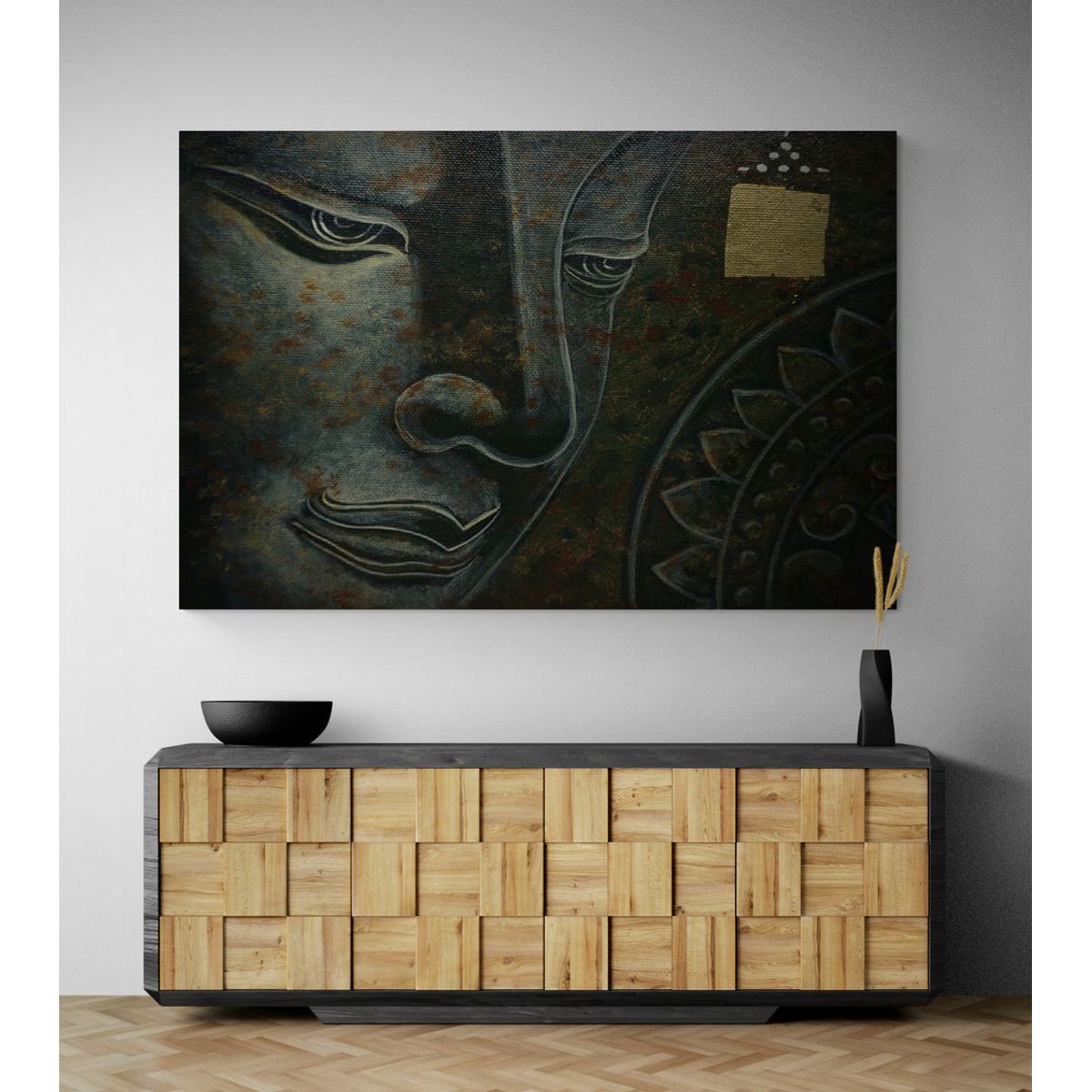 TAYRONA STORE - Cuadro En Lienzo Para La Sala Budda 151 70x50cm
