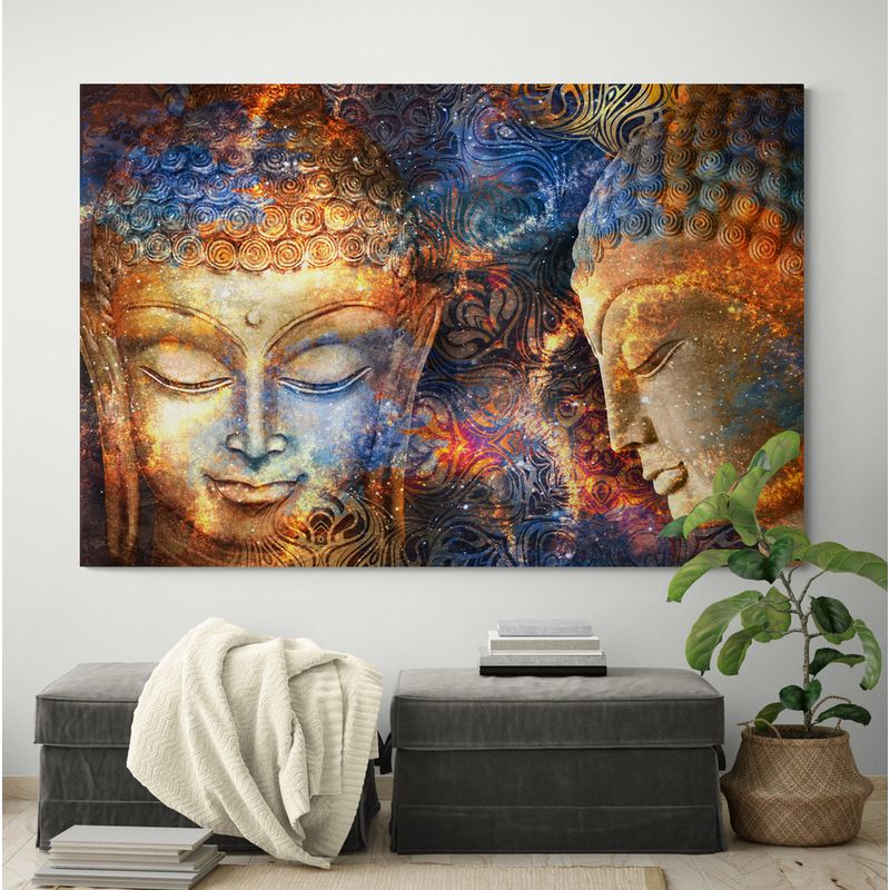 TAYRONA STORE - Cuadro En Lienzo Para La Sala Budda 155 150x100cm