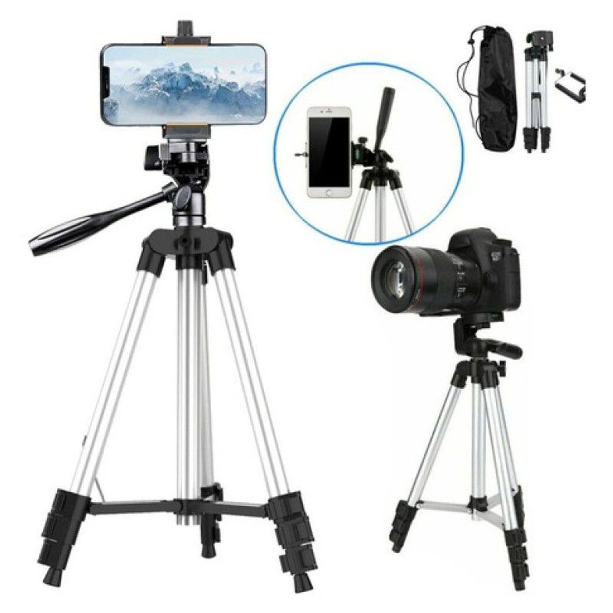 GENERICO - Trípode Profesional 3110 De Aluminio Portátil Universal 1040mm