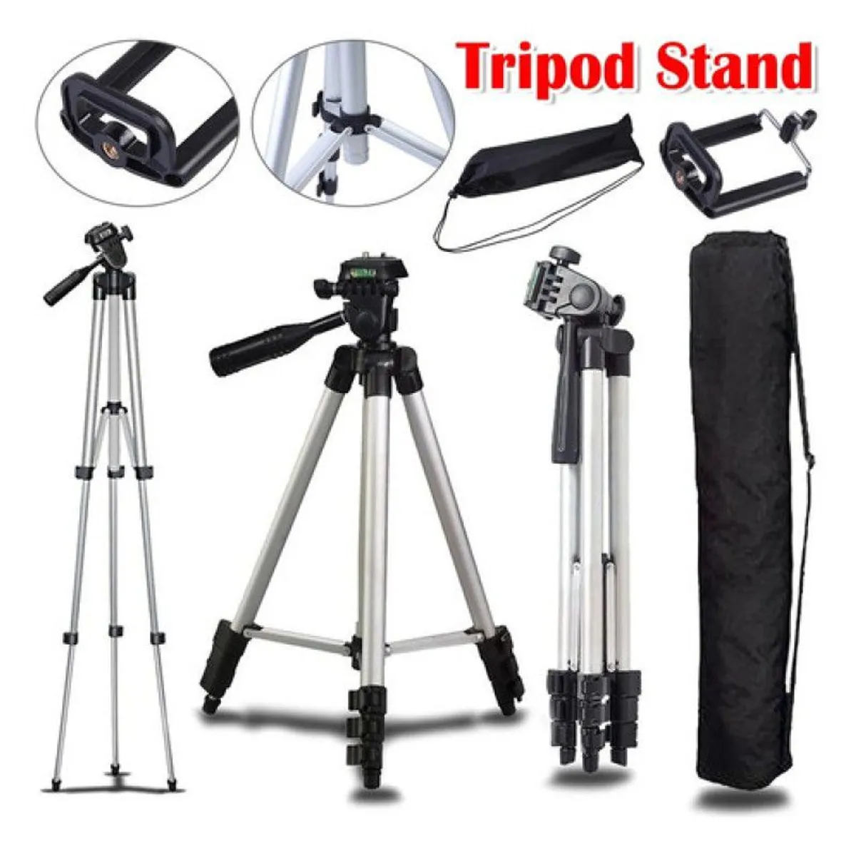 GENERICO - Trípode Profesional 3110 De Aluminio Portátil Universal 1040mm