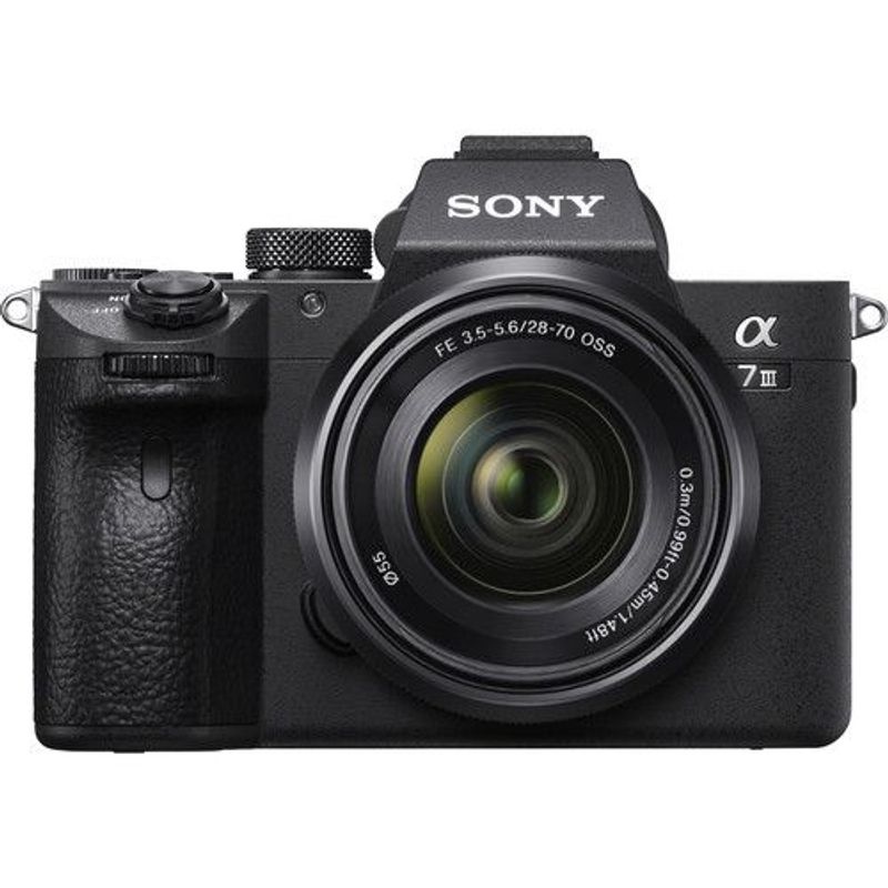 SONY - Sony a7III 4K Con Lente 28-70mm+Memoria 128Gb de 200Mbs+Bolso