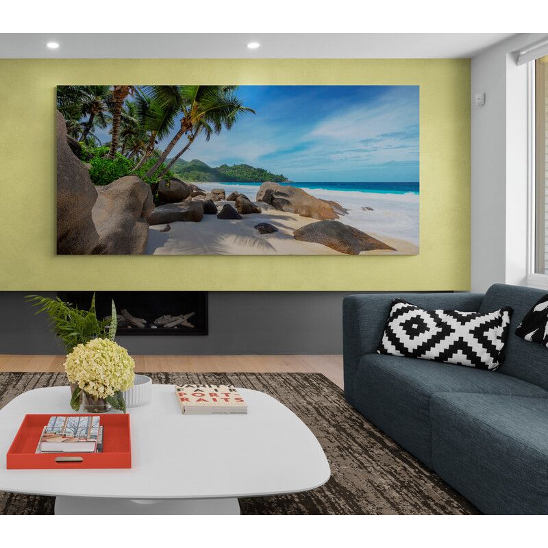 TAYRONA STORE - Cuadro En Lienzo Para La Sala Playa 135 90x40cm