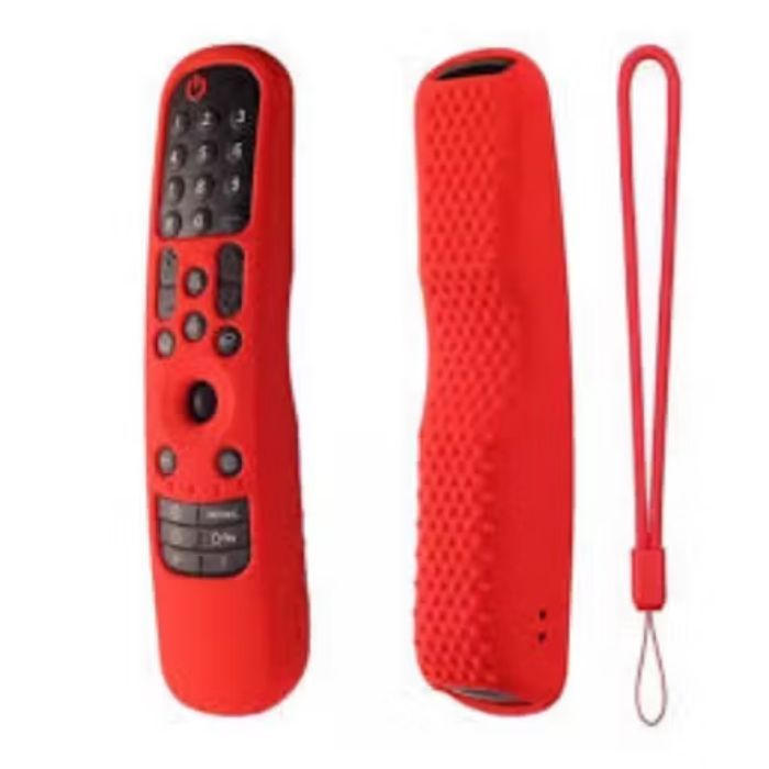 Funda De Silicona Protectora Para Mando LG TV - Con Cordón Antipedida Y Brillo Nocturno