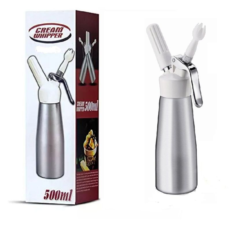 GENERICO - Chantillera Dispensador Crema Chantilly Acero Inoxidable 500ml