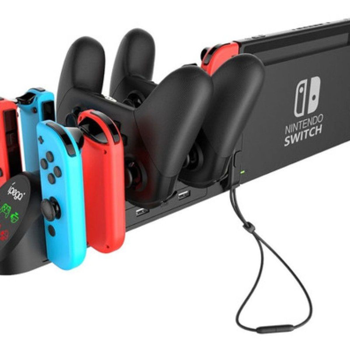 IPEGA - Base De Carga Multiple Ipega Pg-9187 Para Nintendo Switch.