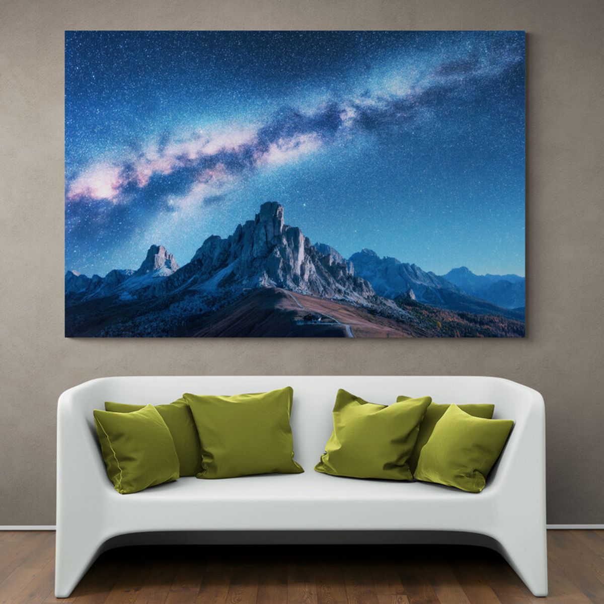 TAYRONA STORE - Cuadro En Lienzo Para La Sala Via Lactea 044 70x50cm