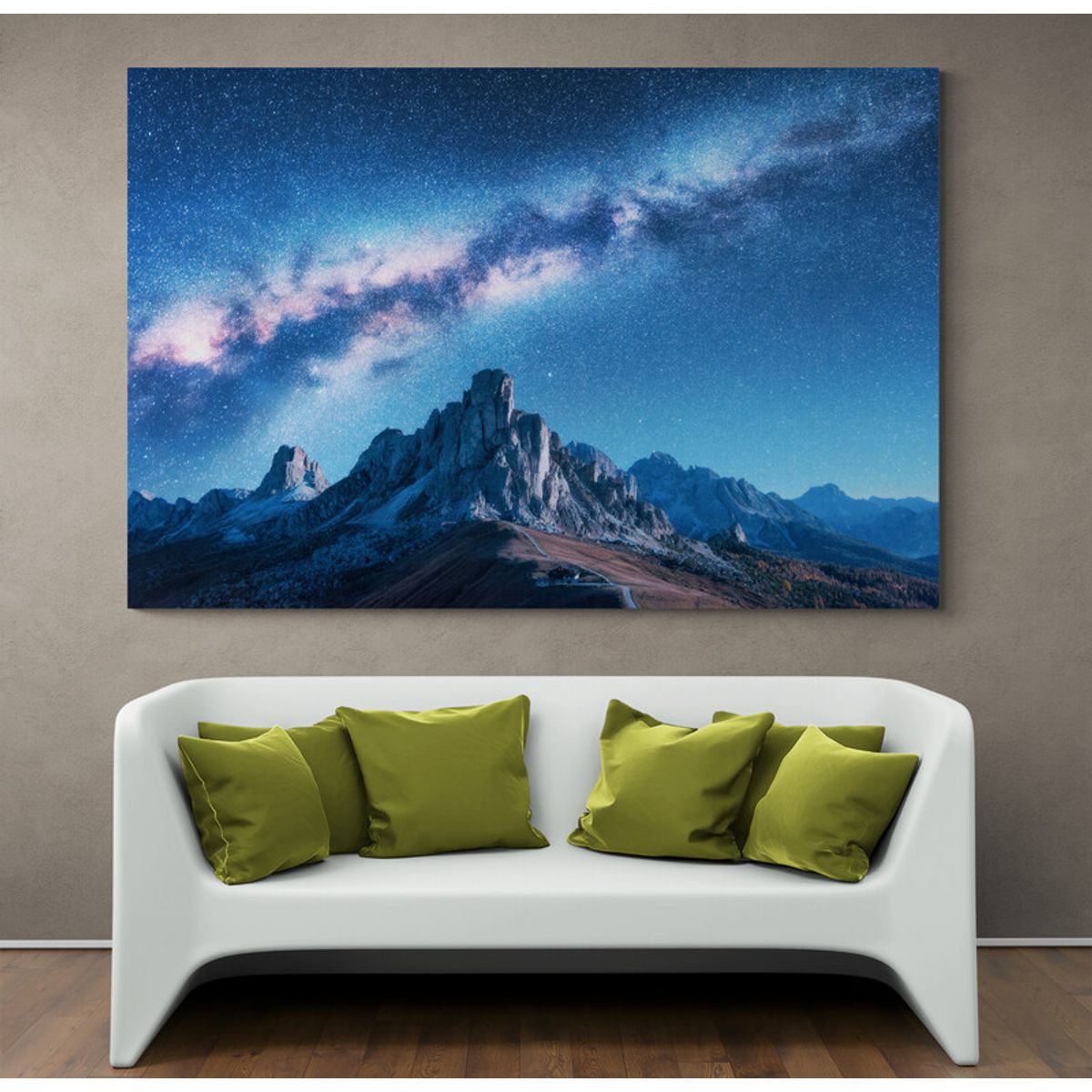 TAYRONA STORE - Cuadro En Lienzo Para La Sala Via Lactea 044 70x50cm