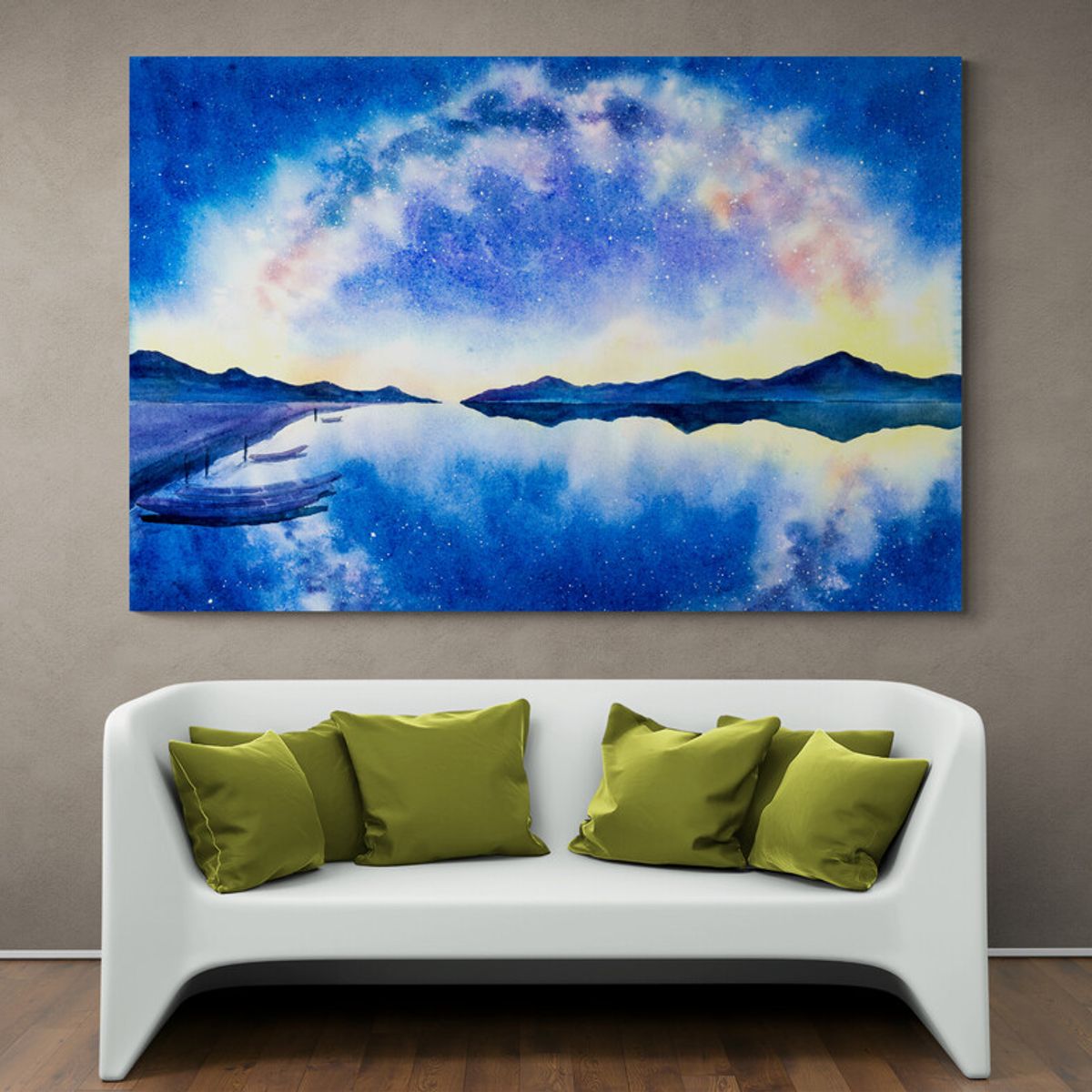 TAYRONA STORE - Cuadro En Lienzo Para La Sala Via Lactea 068 50x35cm