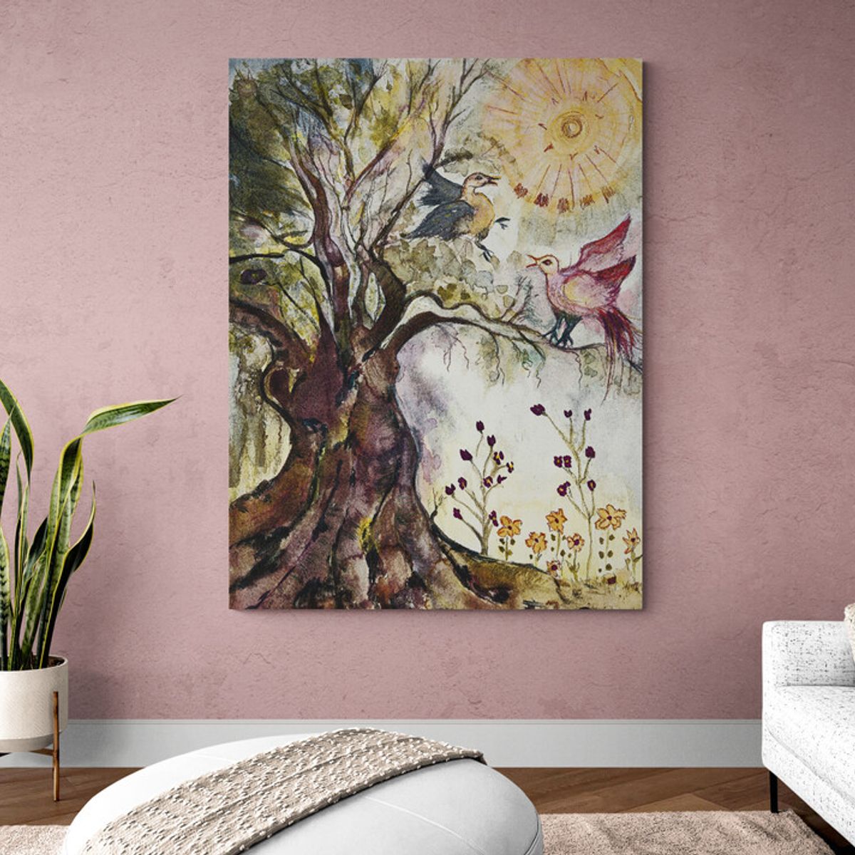 TAYRONA STORE - Cuadro En Lienzo Para La Sala Arbol De La Vida 033 30x40cm