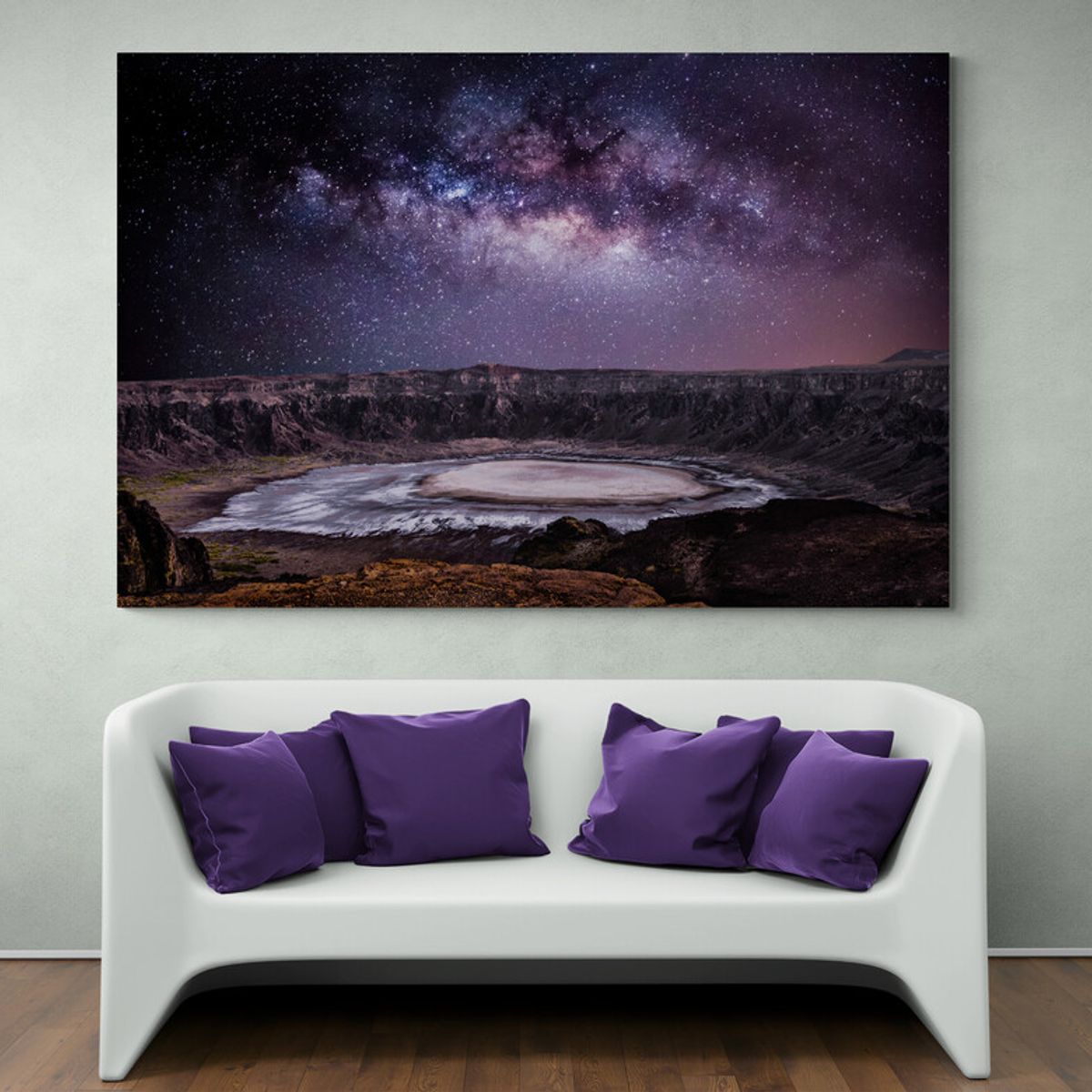 TAYRONA STORE - Cuadro En Lienzo Para La Sala Via Lactea 030 120x80cm