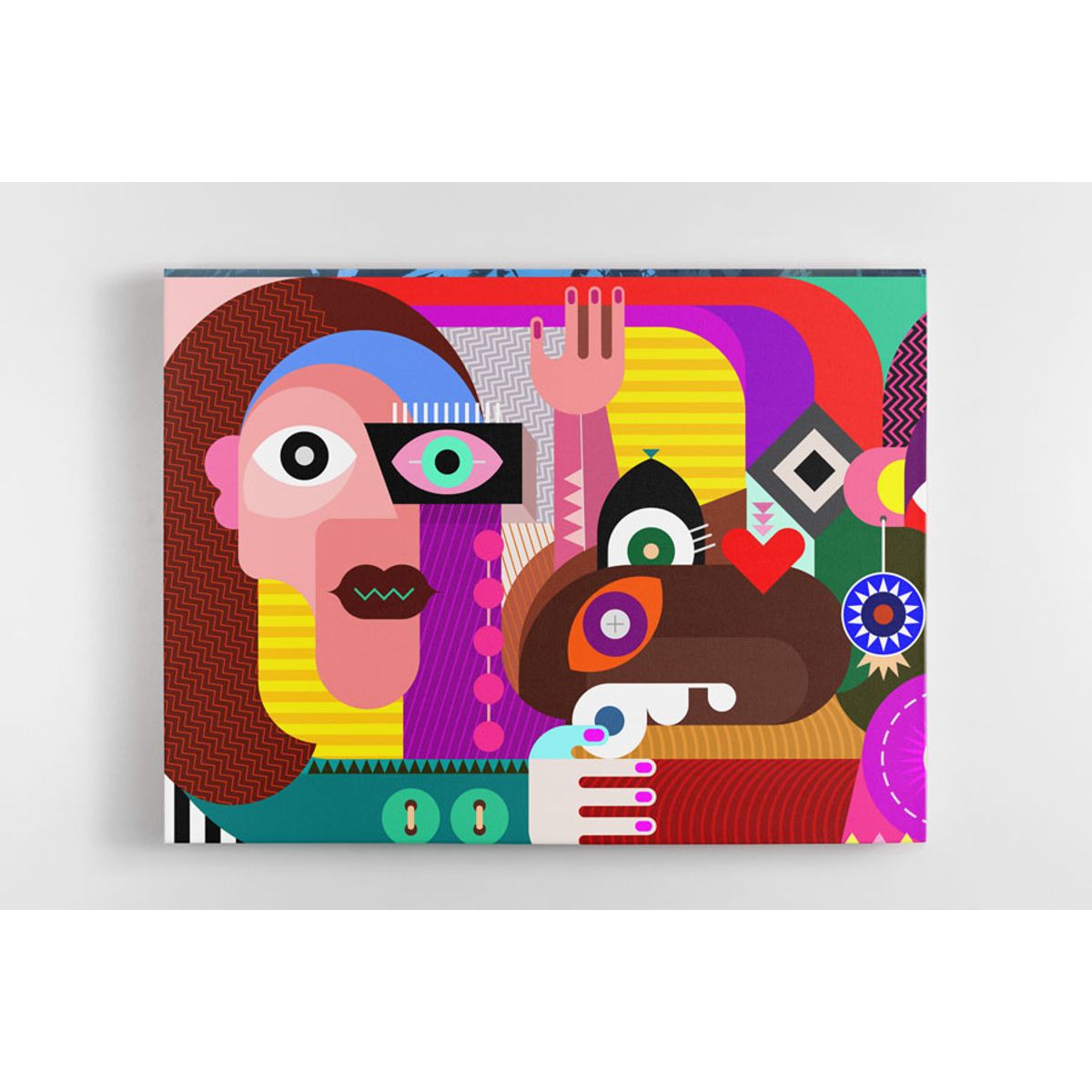 TAYRONA STORE - Cuadro En Lienzo Para La Sala Picasso 12 100x75cm