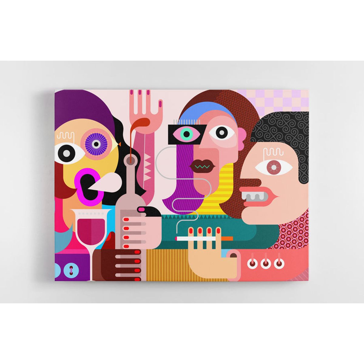 TAYRONA STORE - Cuadro En Lienzo Para La Sala Picasso 13 135x100cm