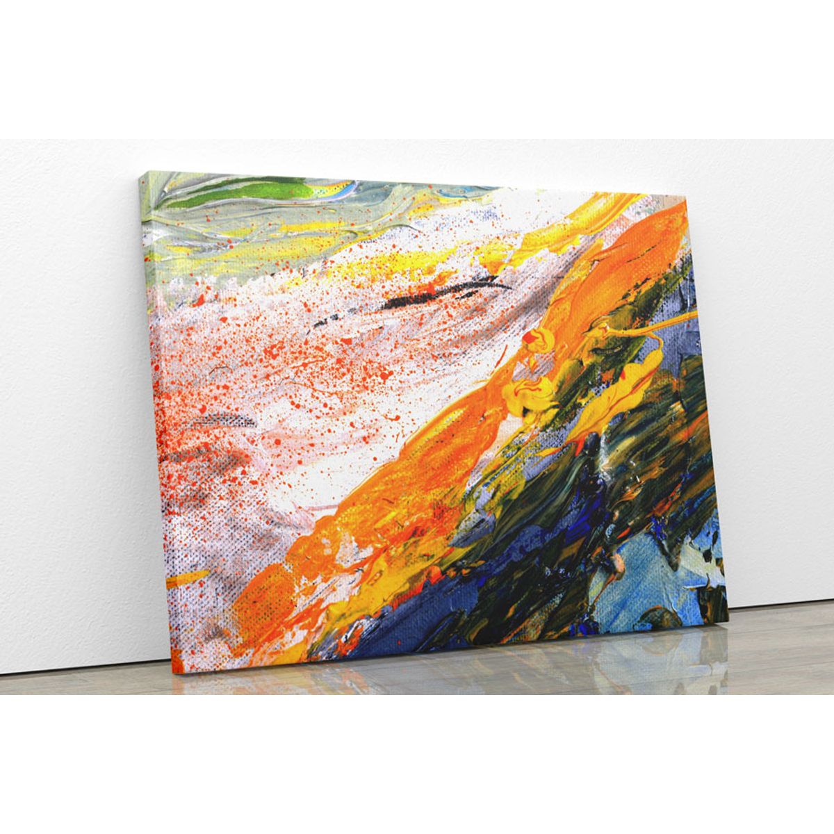 TAYRONA STORE - Cuadro En Lienzo Para La Sala Pintura Abstracta 05 80x60cm