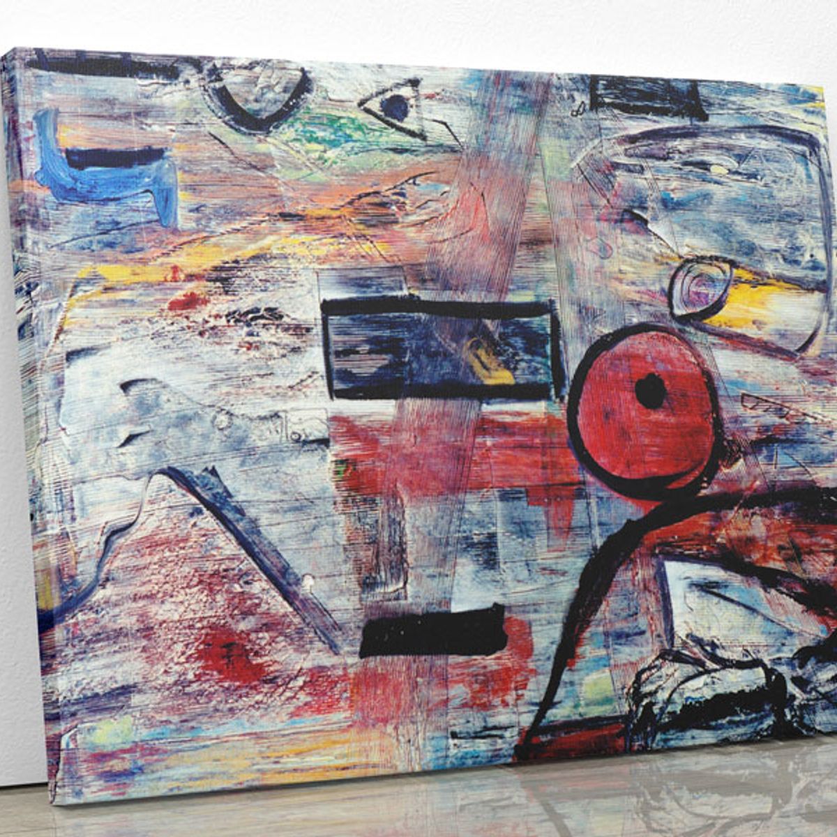 TAYRONA STORE - Cuadro En Lienzo Para La Sala Pintura Abstracta 11 40x30cm
