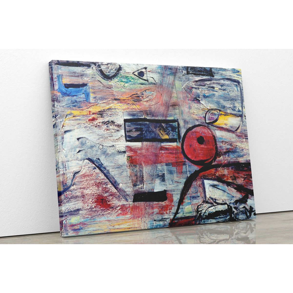 TAYRONA STORE - Cuadro En Lienzo Para La Sala Pintura Abstracta 11 40x30cm