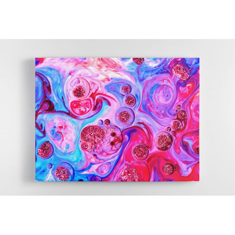 TAYRONA STORE - Cuadro En Lienzo Para La Sala Pintura Abstracta 117 80x60cm