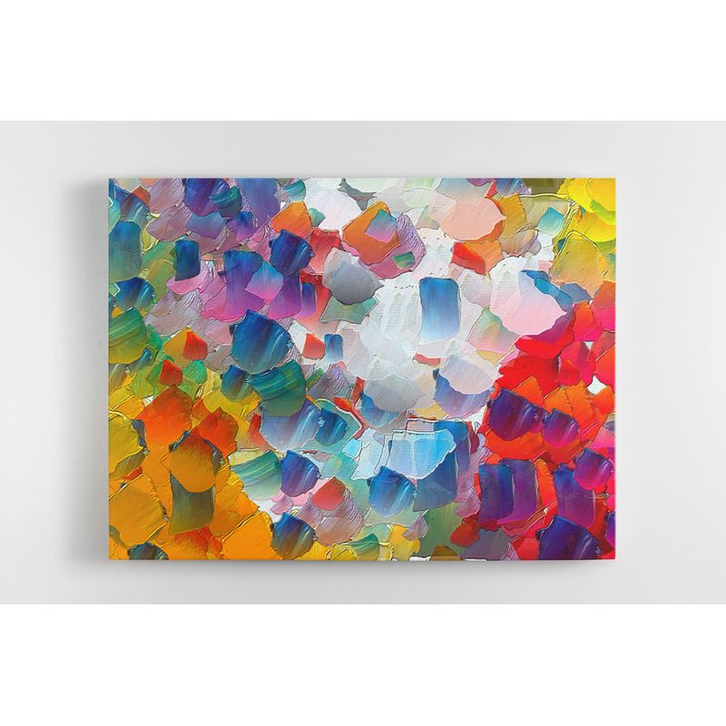 TAYRONA STORE - Cuadro En Lienzo Para La Sala Pintura Abstracta 127 80x60cm
