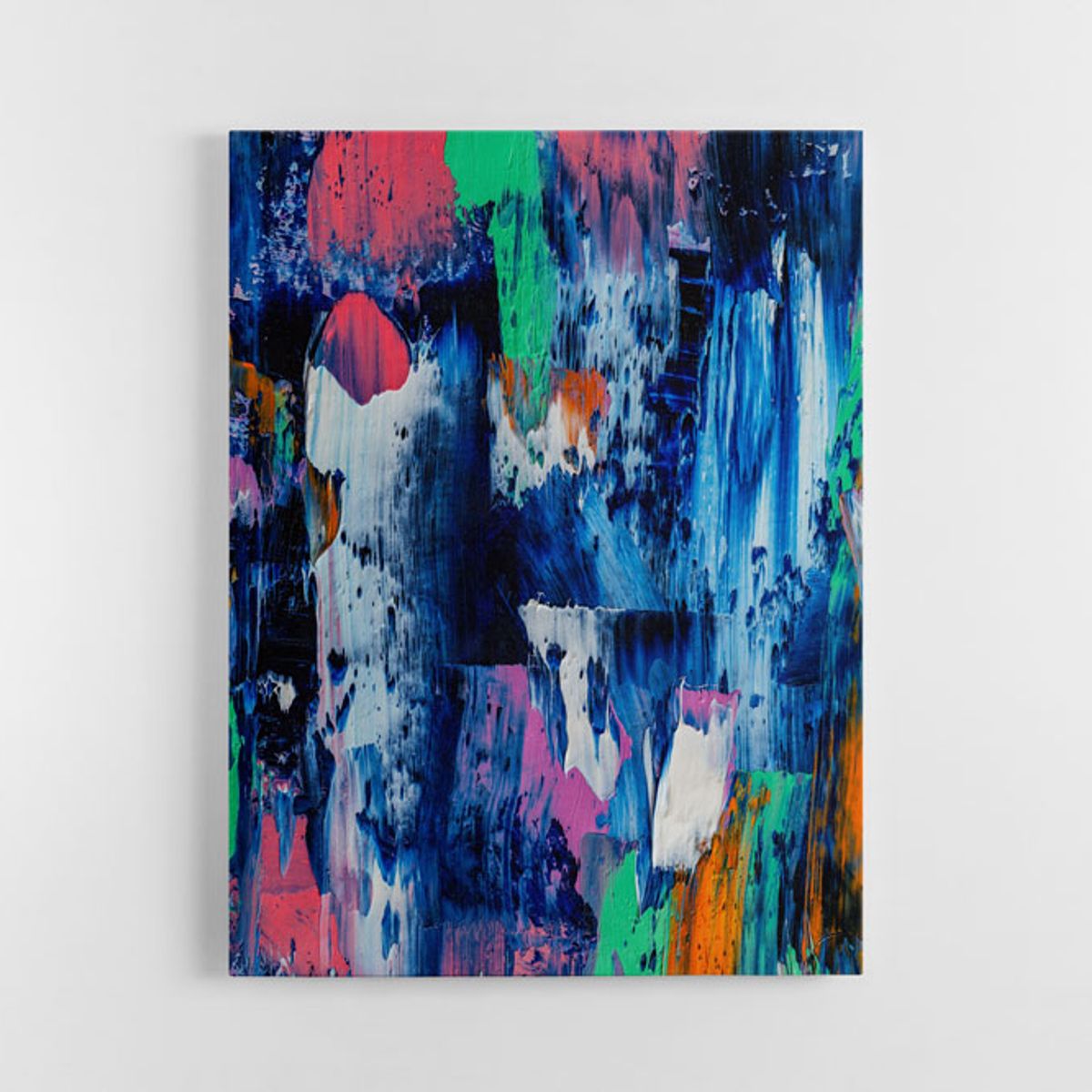 TAYRONA STORE - Cuadro Lienzo Para La Sala Pintura Abstracta 124 120x160cm