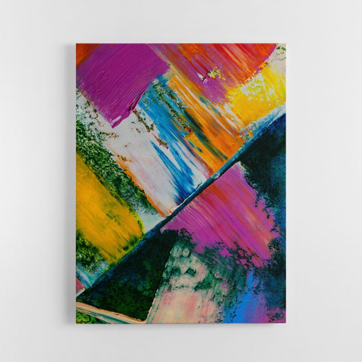 TAYRONA STORE - Cuadro Lienzo Para La Sala Pintura Abstracta 125 100x135cm