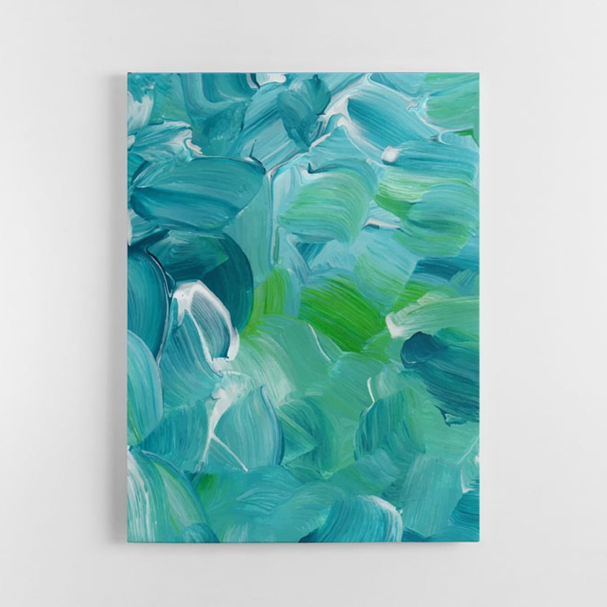 TAYRONA STORE - Cuadro En Lienzo Para La Sala Pintura Abstracta 23 30x40cm.