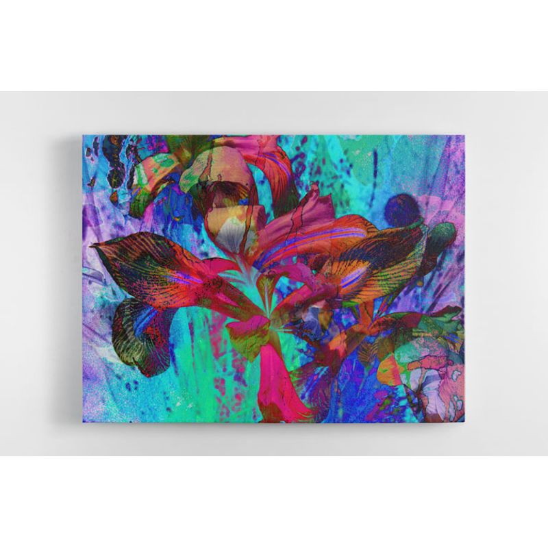 TAYRONA STORE - Cuadro En Lienzo Para La Sala Pintura Abstracta 33 40x30cm