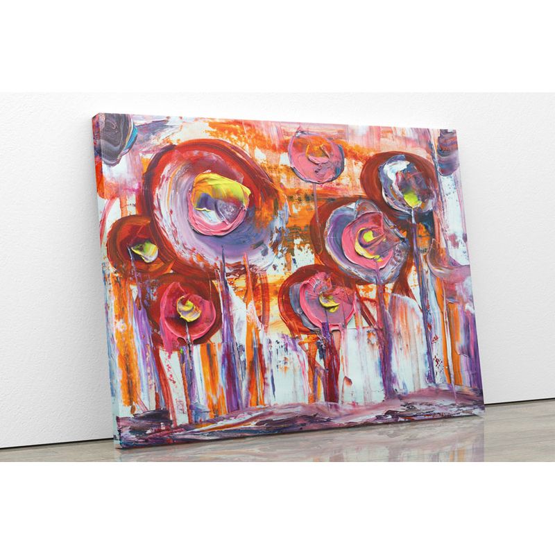 TAYRONA STORE - Cuadro En Lienzo Para La Sala Pintura Abstracta 63 80x60cm