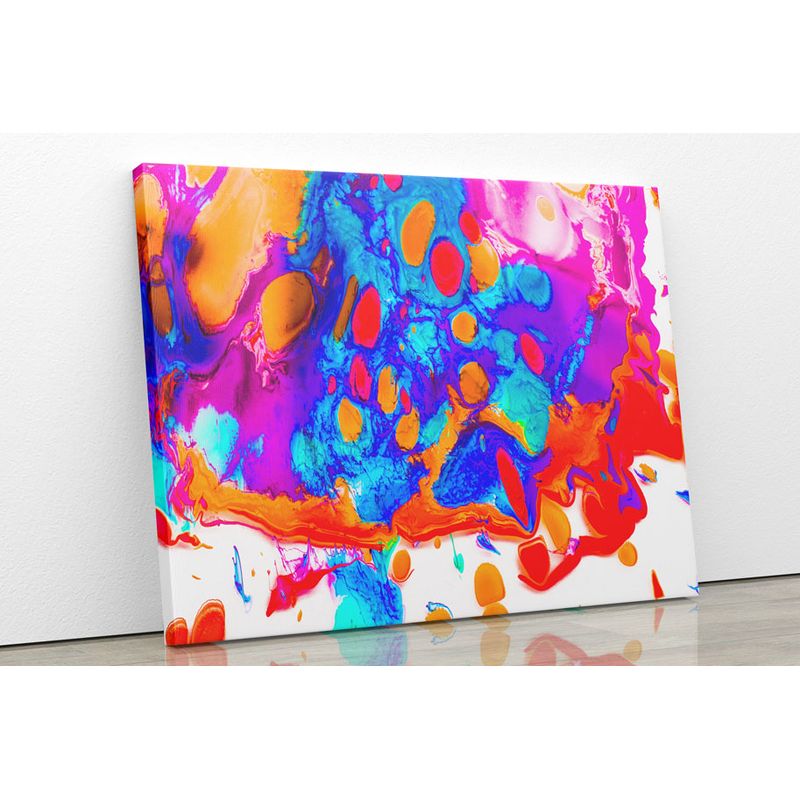 TAYRONA STORE - Cuadro En Lienzo Para La Sala Pintura Abstracta 73 80x60cm