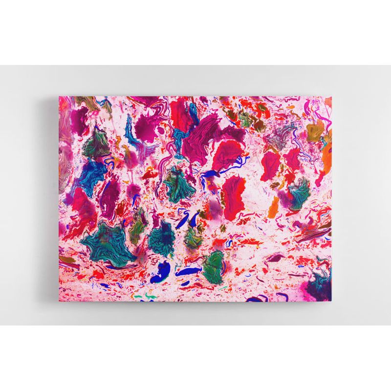 TAYRONA STORE - Cuadro En Lienzo Para La Sala Pintura Abstracta 71 80x60cm