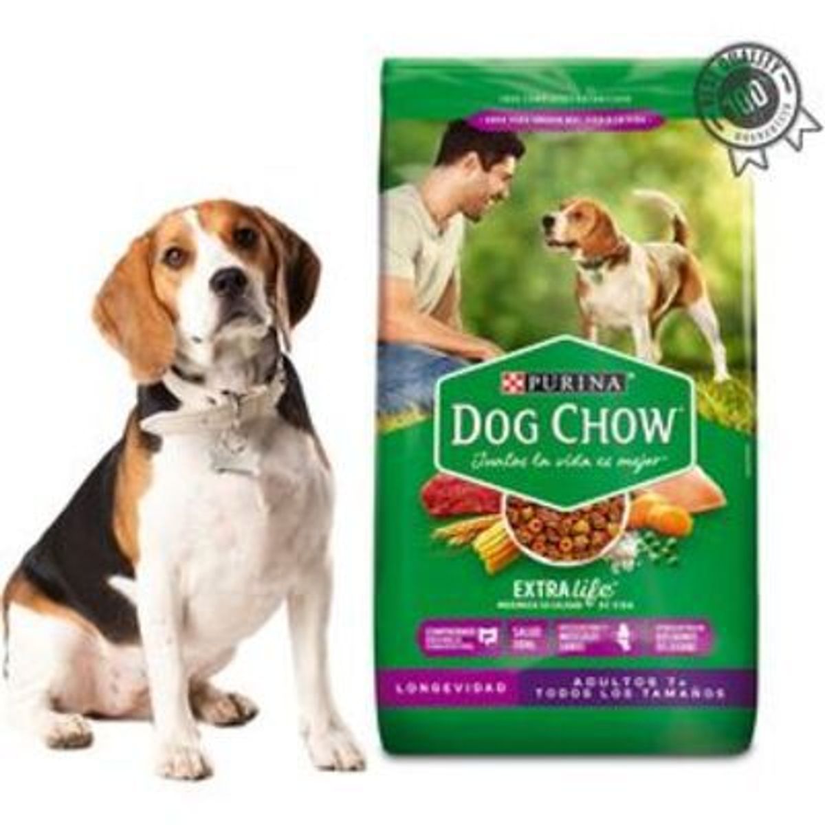 DOG CHOW - DOG CHOW LONGEVIDAD ADULTOS 7+ x 8 KG