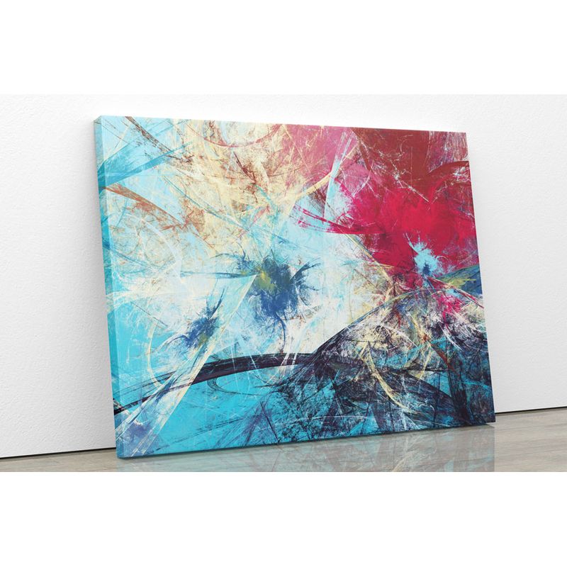 TAYRONA STORE - Cuadro En Lienzo Para La Sala Abstracto 195 125x100cm
