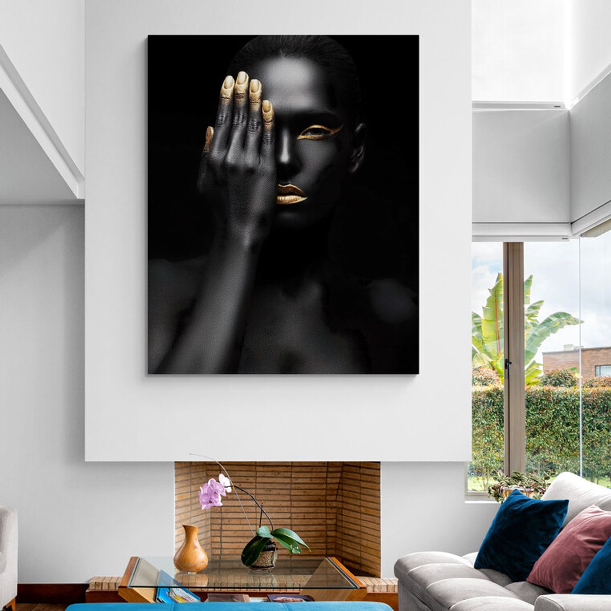 TAYRONA STORE - Cuadro En Lienzo Para La Sala Mujeres Africanas 038 60x75cm