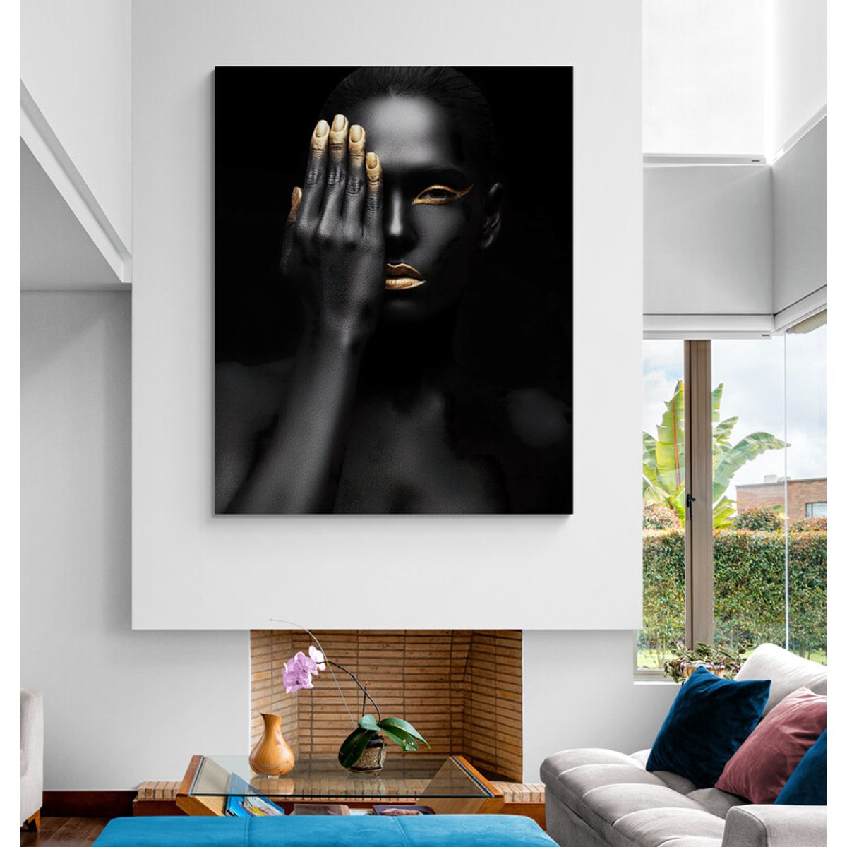 TAYRONA STORE - Cuadro En Lienzo Para La Sala Mujeres Africanas 038 60x75cm