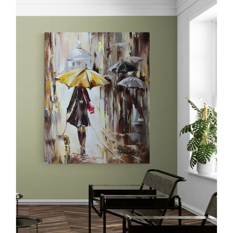 TAYRONA STORE - Cuadro En Lienzo Para La Sala Pintura Mujer 135 60x75cm