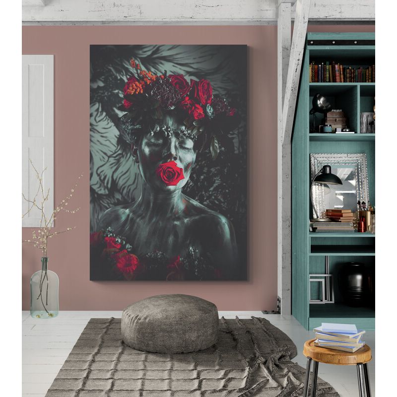 TAYRONA STORE - Cuadro En Lienzo Para La Sala Frida 016 50x70cm