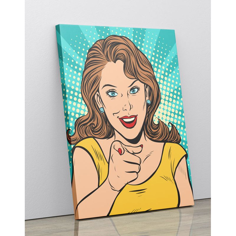 TAYRONA STORE - Cuadro En Lienzo Para La Sala Comic 67 120x160cm