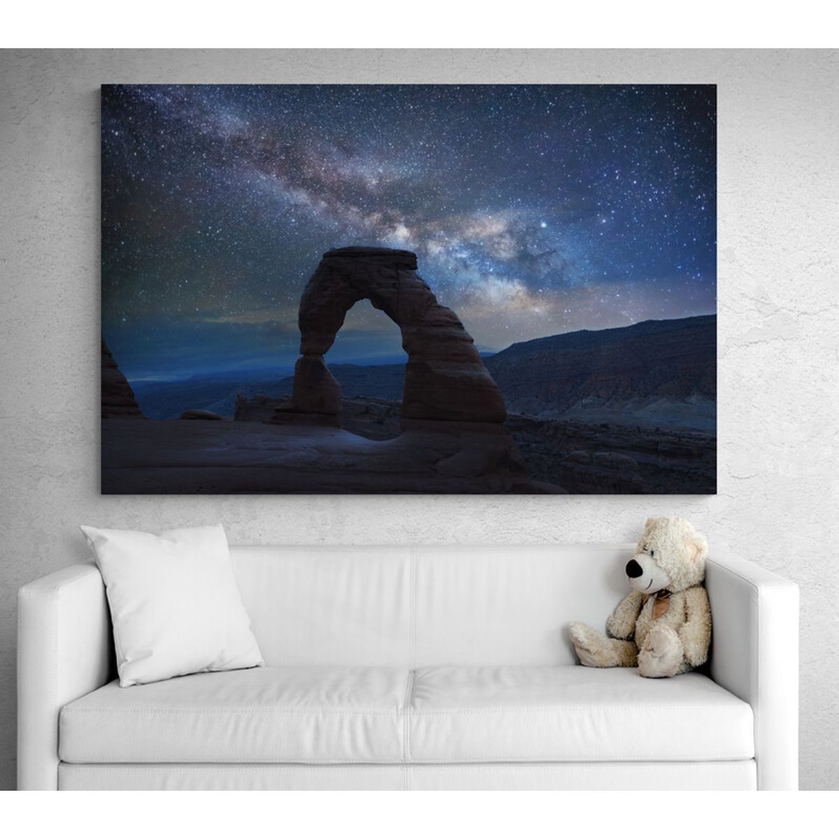 TAYRONA STORE - Cuadro En Lienzo Para La Sala Via Lactea 050 150x100cm