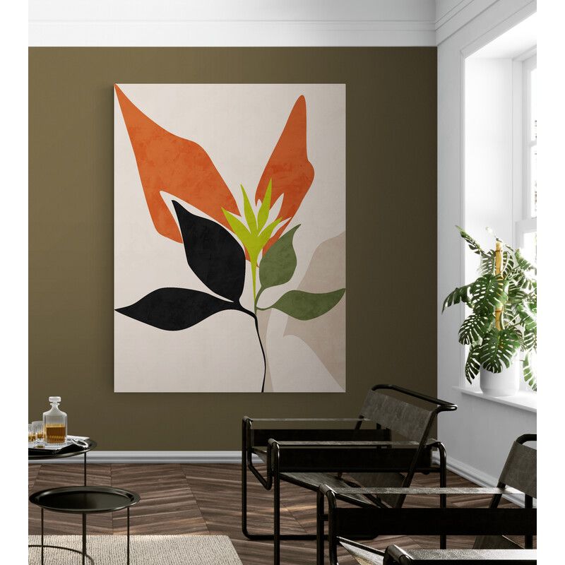 TAYRONA STORE - Cuadro En Lienzo Para La Sala Boho Diseño Minimalista 551 75x100cm