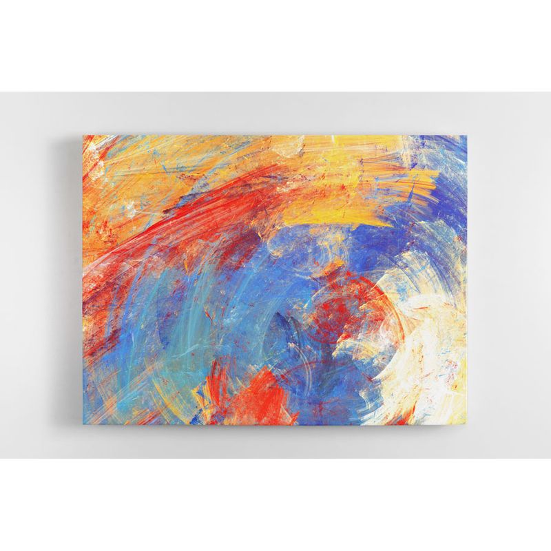 TAYRONA STORE - Cuadro En Lienzo Para La Sala Abstracto 226 150x120cm
